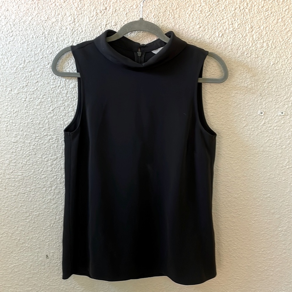 Sleeveless black top